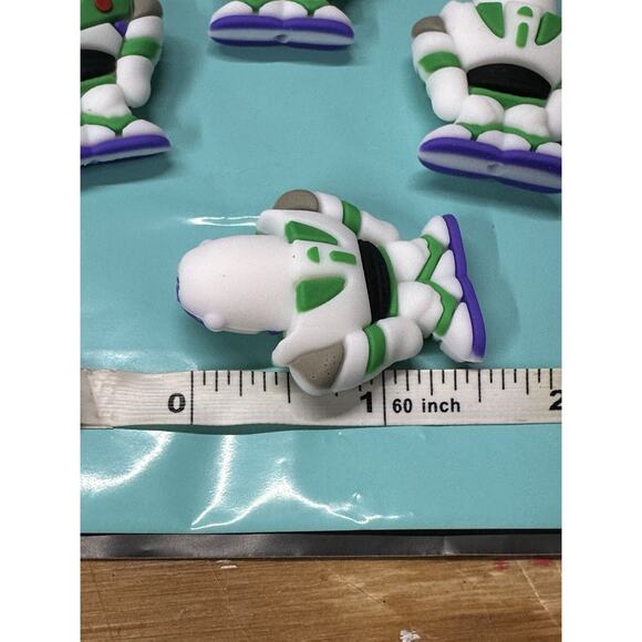 Silicone Focal Beads DIY Beadable Pens Buzz Lightyear 4 Pieces - Picture 6 of 6